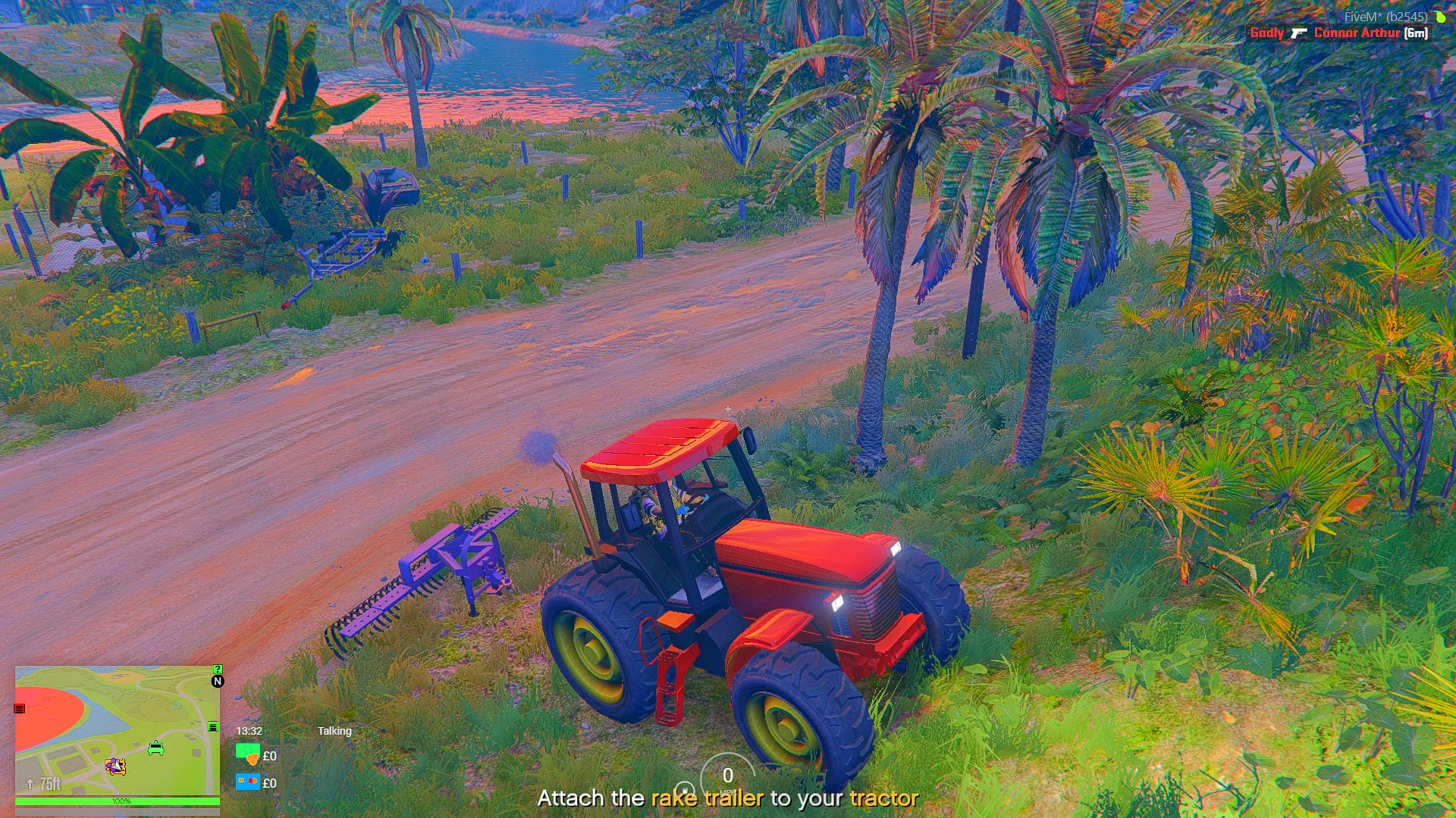 Attaching the Trailer to the Tractor