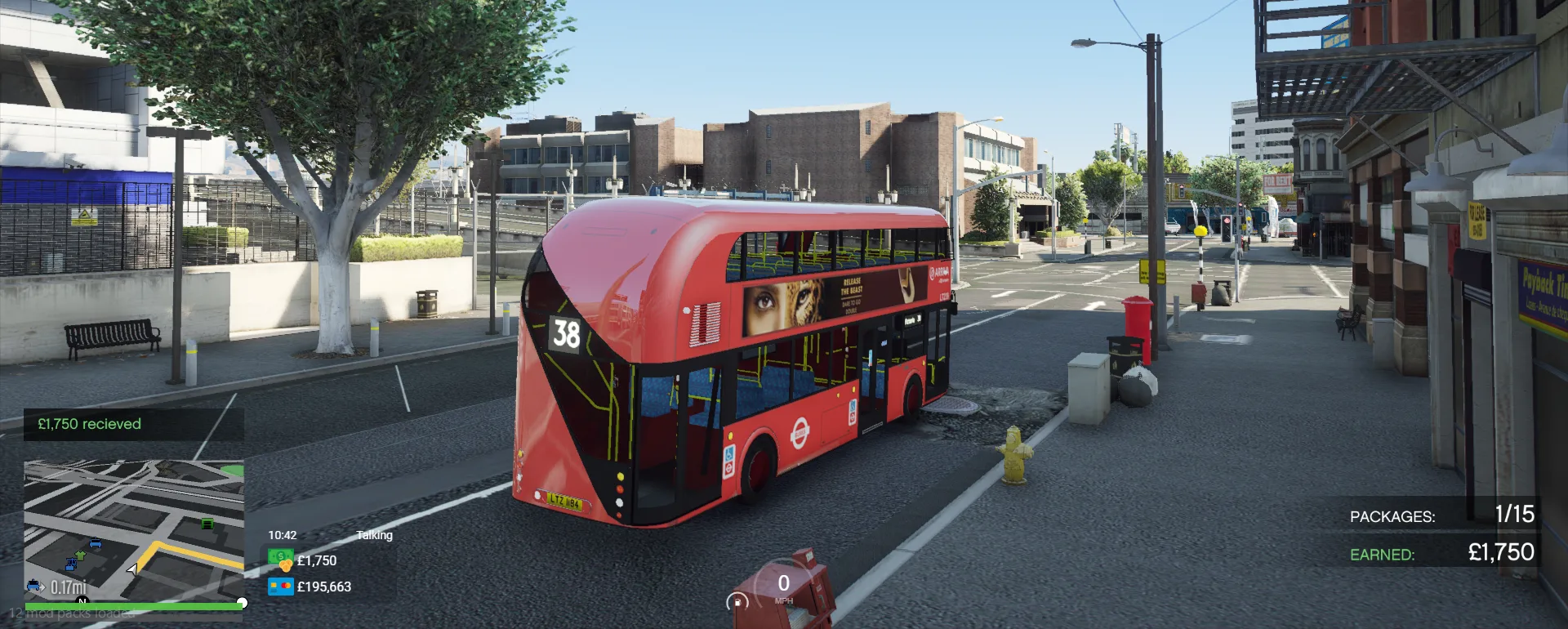 You then need to follow the route until you have been to all 15 destinations on your bus route