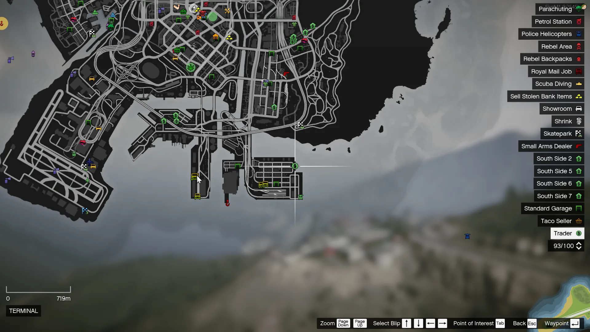 Sell waypoint